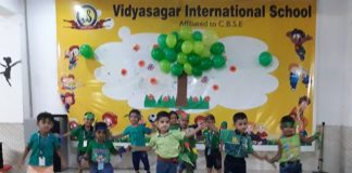 विद्यासागर इंटरनेशनल स्कूल ने मनाया ग्रीन डे