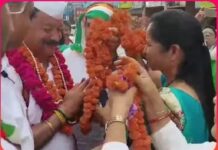 कांग्रेस की केदारनाथ प्रतिष्ठा रक्षा यात्रा ऋषिकेश पहुंची