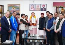 Public Relations Society of India (PRSI) के प्रतिनिधिमण्डल ने राज्यसभा सांसद डॉ. नरेश बंसल के नेतृत्व में मुख्यमंत्री पुष्कर सिंह धामी से शिष्टाचार भेंट की