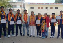 देहरादून में हुए स्क्वे गेम में मेडल प्राप्त करने वाले युवा खिलाड़ियों का वरिष्ठ समाजसेवी चौधरी सुभाष नंबरदार ने किया सम्मान