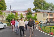 राज्य अतिथि गृह सर्किट हाउस एनेक्सी, देहरादून में नवीनीकरण कार्य को लेकर आवास व राज्य संपत्ति सचिव डॉ आर राजेश कुमार ने स्थलीय निरीक्षण किया
