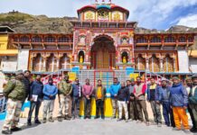 श्री बदरीनाथ धाम में आगामी 23 अप्रैल को कपाट खुलने से पूर्व तैयारियां युद्ध स्तर पर जारी