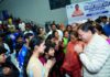 मुख्यमंत्री पुष्कर सिंह धामी ने महाराणा प्रताप स्पोर्ट्स कॉलेज में आयोजित हिमाद्रि आइस रिंक के जीर्णोद्धार की प्रथम वर्षगांठ कार्यक्रम में प्रतिभाग किया