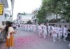 राष्ट्र सेविका समिति RSS का प्रवेश समिति शिक्षा वर्ग का पथ संचलन