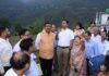 मुख्य सचिव आनंद बर्द्धन द्वारा जनपद टिहरी गढ़वाल क्षेत्रांतर्गत टिहरी झील के समीप कोटी–जाख–डोबरा पुल तक निर्माणाधीन पर्यटन रोड तथा डोबरा पुल क्षेत्र में पर्यटन विभाग द्वारा संचालित ईको पार्क निर्माण कार्यों का स्थलीय निरीक्षण किया गया।