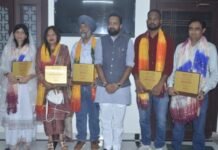युवा भाजपा नेता एवं फोनिक्स यूनिवर्सिटी के चेयरमैन इं०चैरब जैन ने नामित पार्षदों का सम्मान कर नगर के विकास में योगदान की जताई उम्मीद