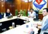 मुख्य सचिव आनन्द बर्द्धन ने आज सचिवालय में पुलिस विभाग के कार्यों की