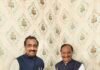राम माधव और डॉ. ‘निशंक’ की हुई भेंट