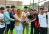पूर्व मेयर गौरव गोयल ने फुटबॉल मैच में विजय टीम को किया सम्मानित,कहा यह खेल आज के युवाओं की पहली पसंद
